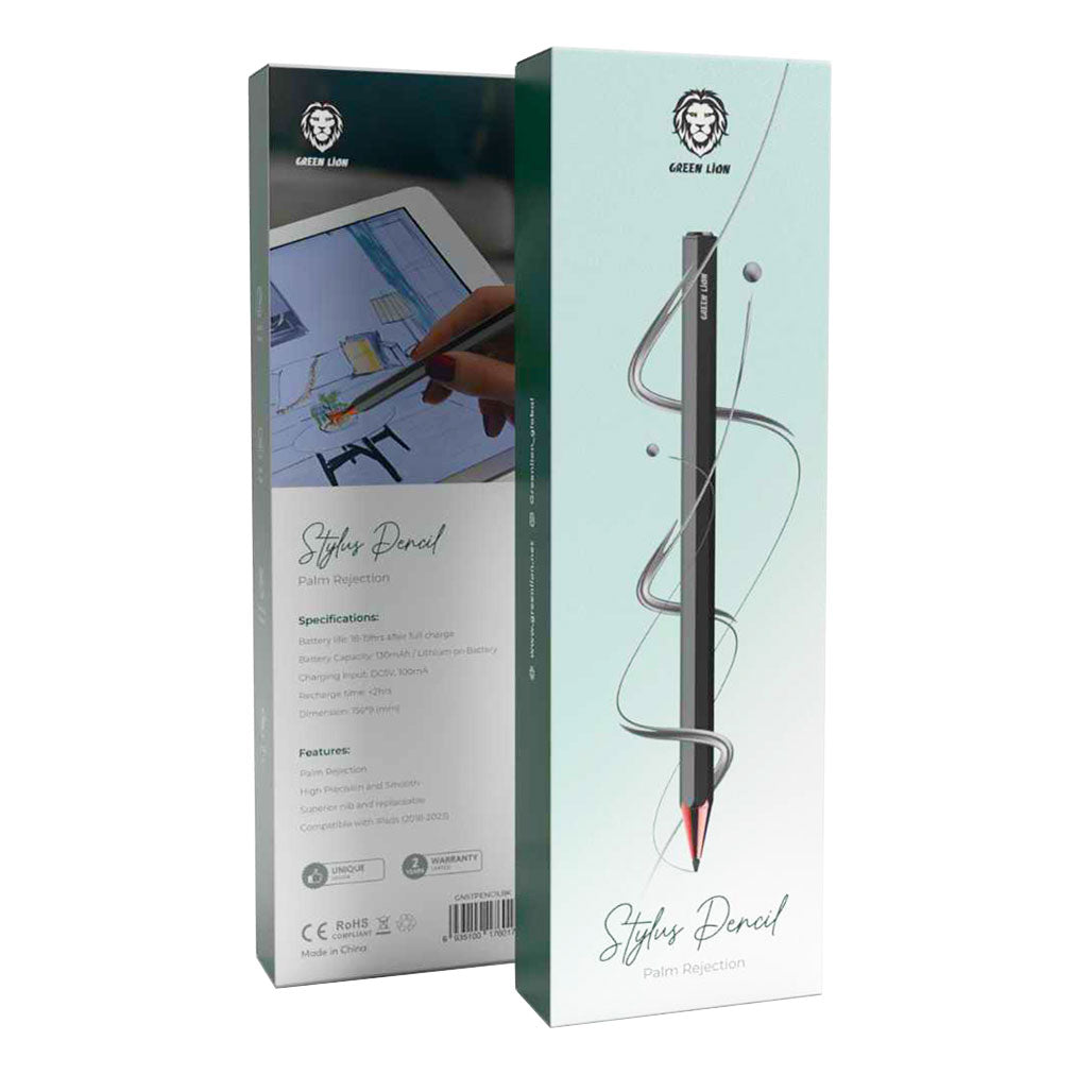 A Photo Of Green Lion Stylus Pencil Palm Rejection - Black - GNSTPENCILBK