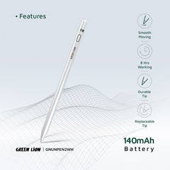 A Photo Of Green Lion Universal Pencil 2 - White