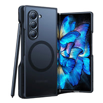 Torras Guardian-Mag Case for Samsung Galaxy Z Fold 6 – Magnetic Slim Fit Case with S Pen Holder, No Adhesive, Compatible with Wireless Charging & Magnetic Accessories