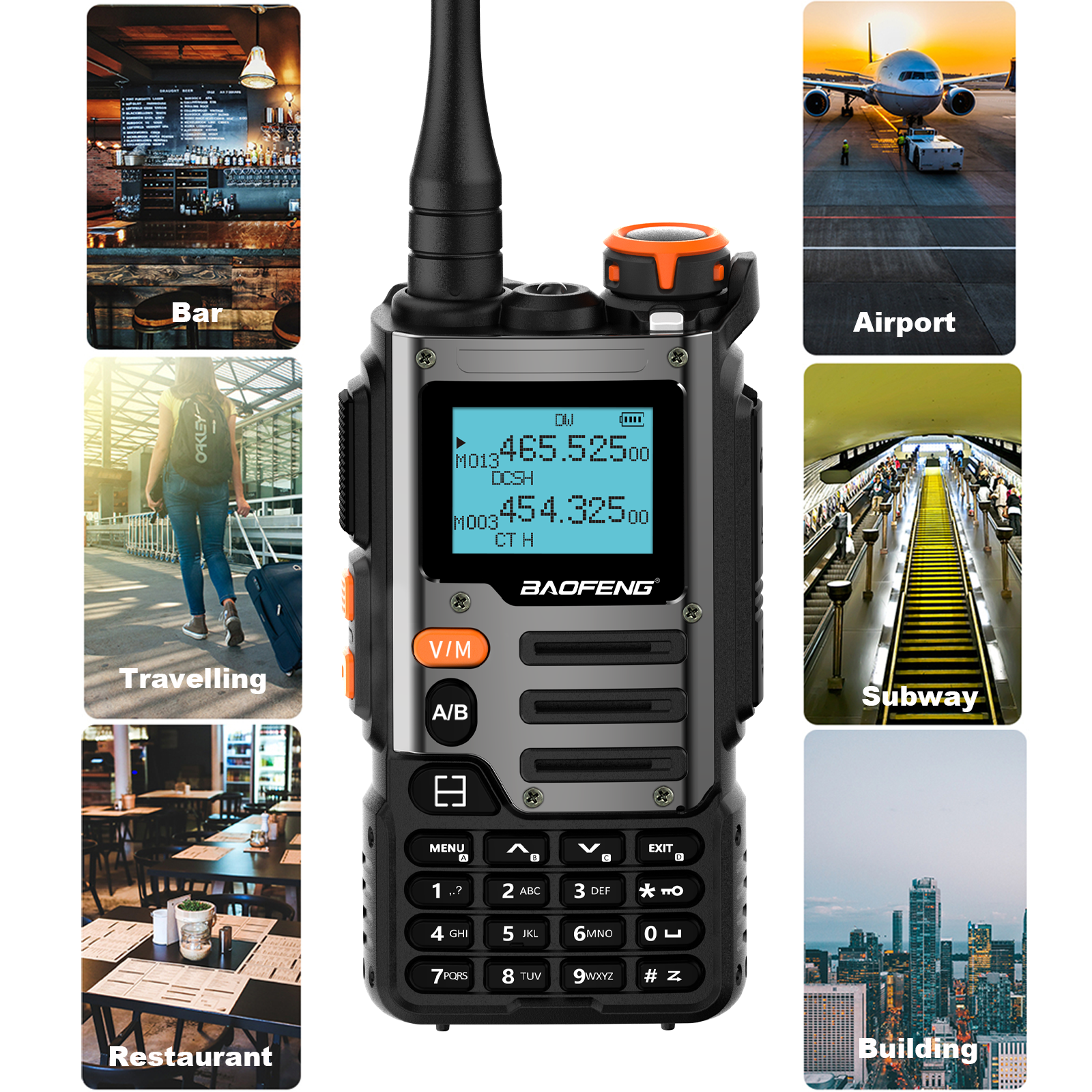 A Photo Of Baofeng UV-K68+ (BF107) - Dual Band VHF/UHF Analog Walkie Talkie 5W
