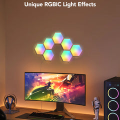 A Photo Of Govee Glide Hexagon Light Panels H6061