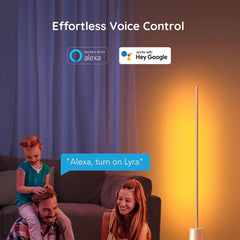 A Photo Of Govee Lyra RGBICWW Corner Floor Lamp - H6072
