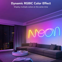 Govee Neon Rope Light H61A2 (16.4FT) – Smart RGBIC LED Strip for Creative Lighting
