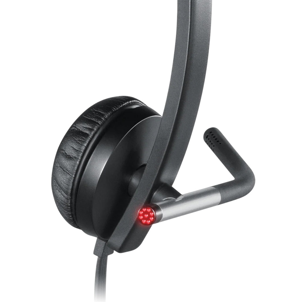A Photo Of Logitech H650E Business Headset with Noise-Cancelling Microphone