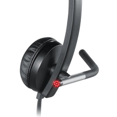 A Photo Of Logitech H650E Business Headset with Noise-Cancelling Microphone