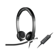 A Photo Of Logitech H650E Business Headset with Noise-Cancelling Microphone