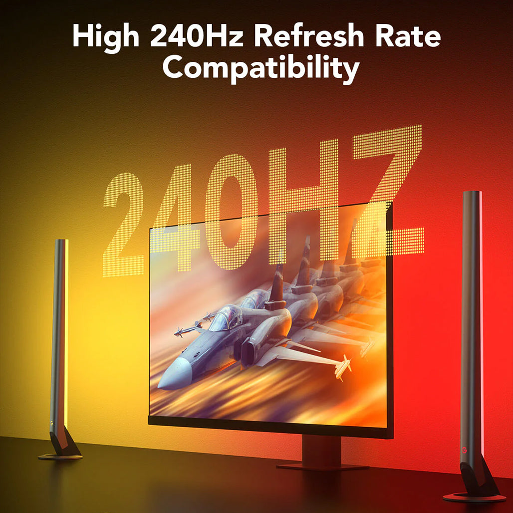 A Photo Of Govee AI Gaming Sync Box Kit – HDMI 2.0 Lighting Sync for 4K, 240Hz, Dolby Vision & Real-Time RGB Effects