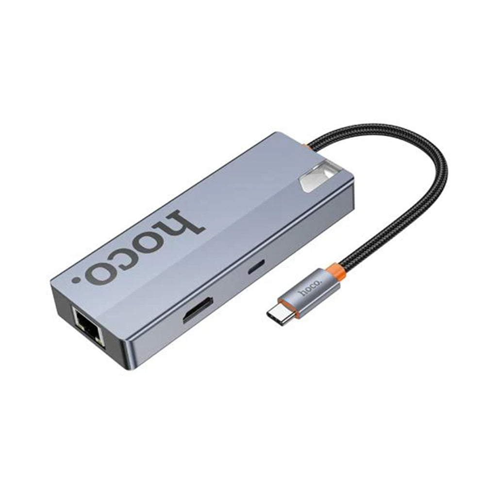 A Photo Of Hoco HB51 6-in-1 USB-C Hub Converter