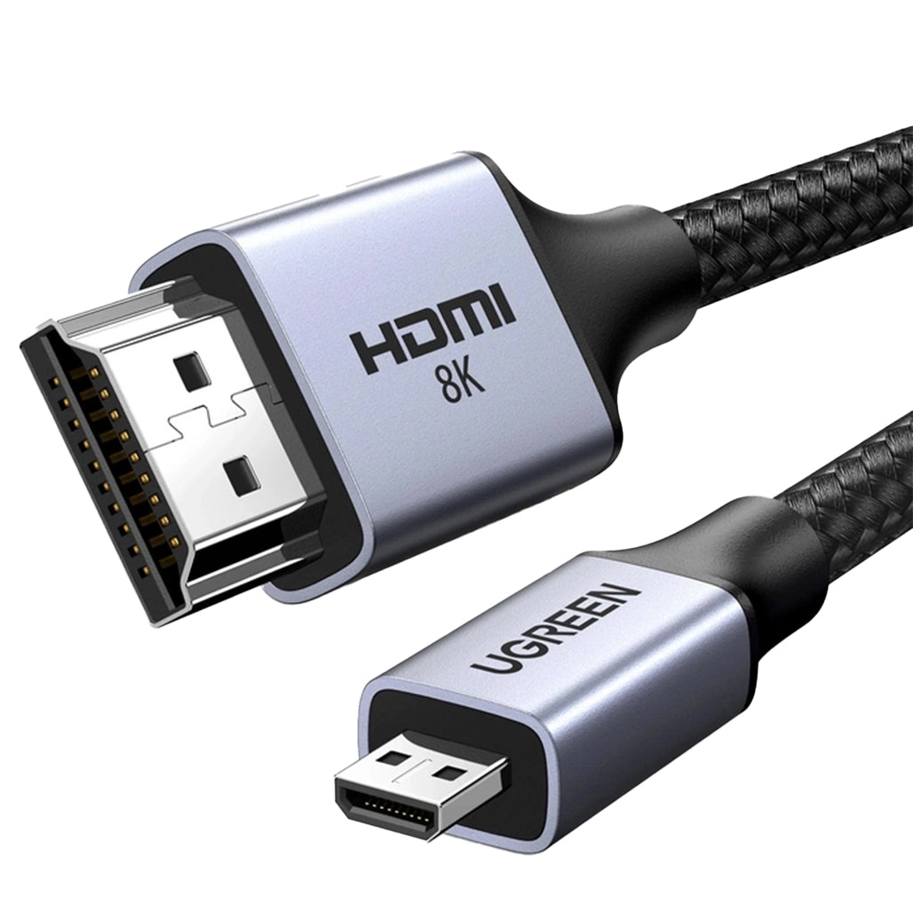 A Photo Of UGREEN Micro HDMI to HDMI 8K Cable 1m