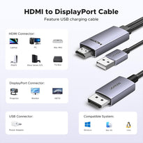 UGREEN HDMI to DisplayPort Adapter Cable