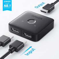Anker HDMI Switch (2 In 1 Out) – 4K@60Hz HDMI Splitter, HDR, 3D, Dolby, for Laptops, PC, Xbox, PS5/PS4, and More