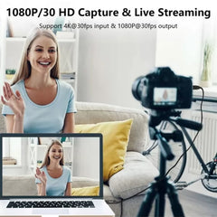 A Photo Of HDMI To USB 2.0 4K Video Capture Device