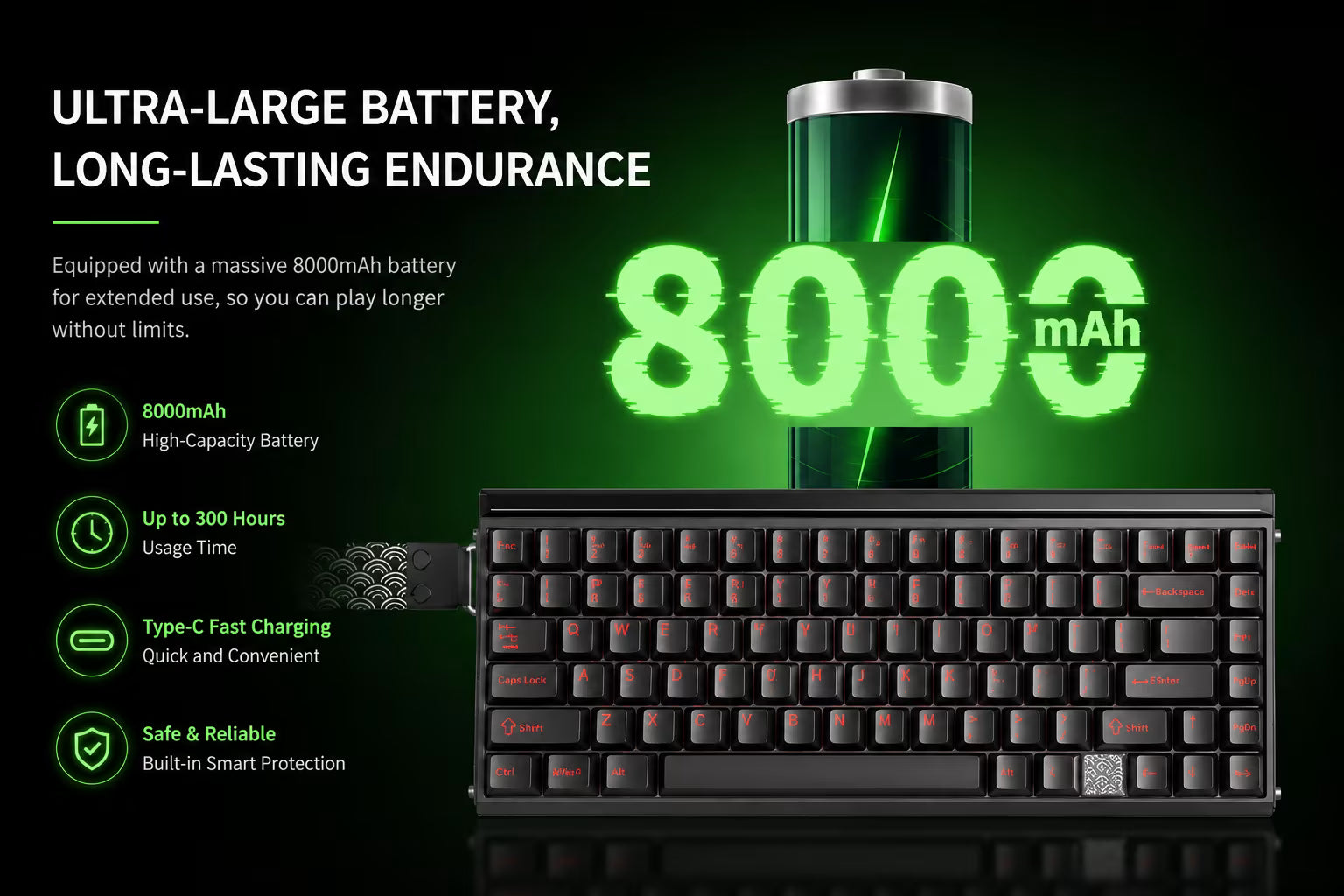 A Photo Of Aula Hero 75 HE - Tri-Mode Magnetic Gaming Keyboard