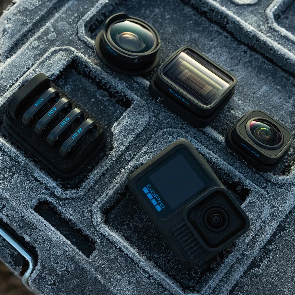 A Photo Of GoPro HERO13 Black + HB-Series Lens Collection
