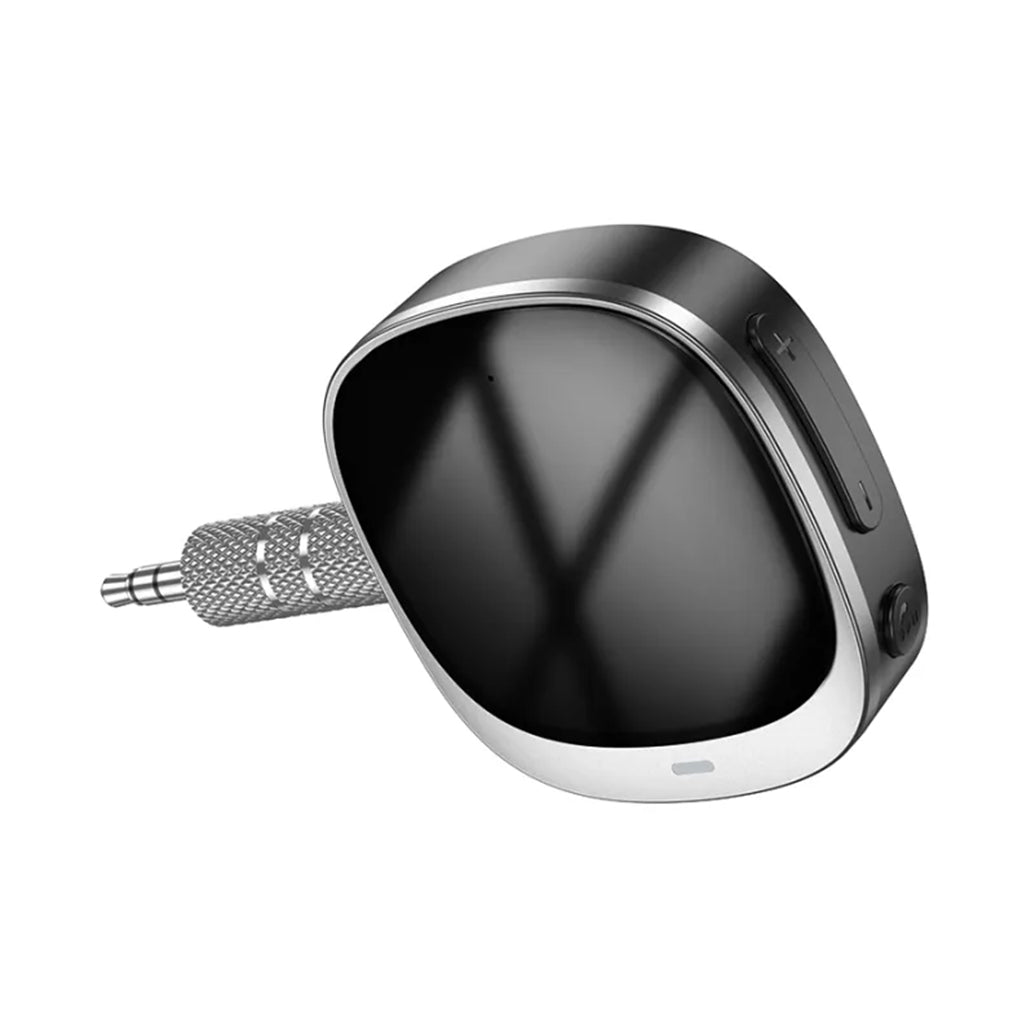 A Photo Of Hoco E80 In-Car AUX Bluetooth Receiver for Seamless Audio Streaming