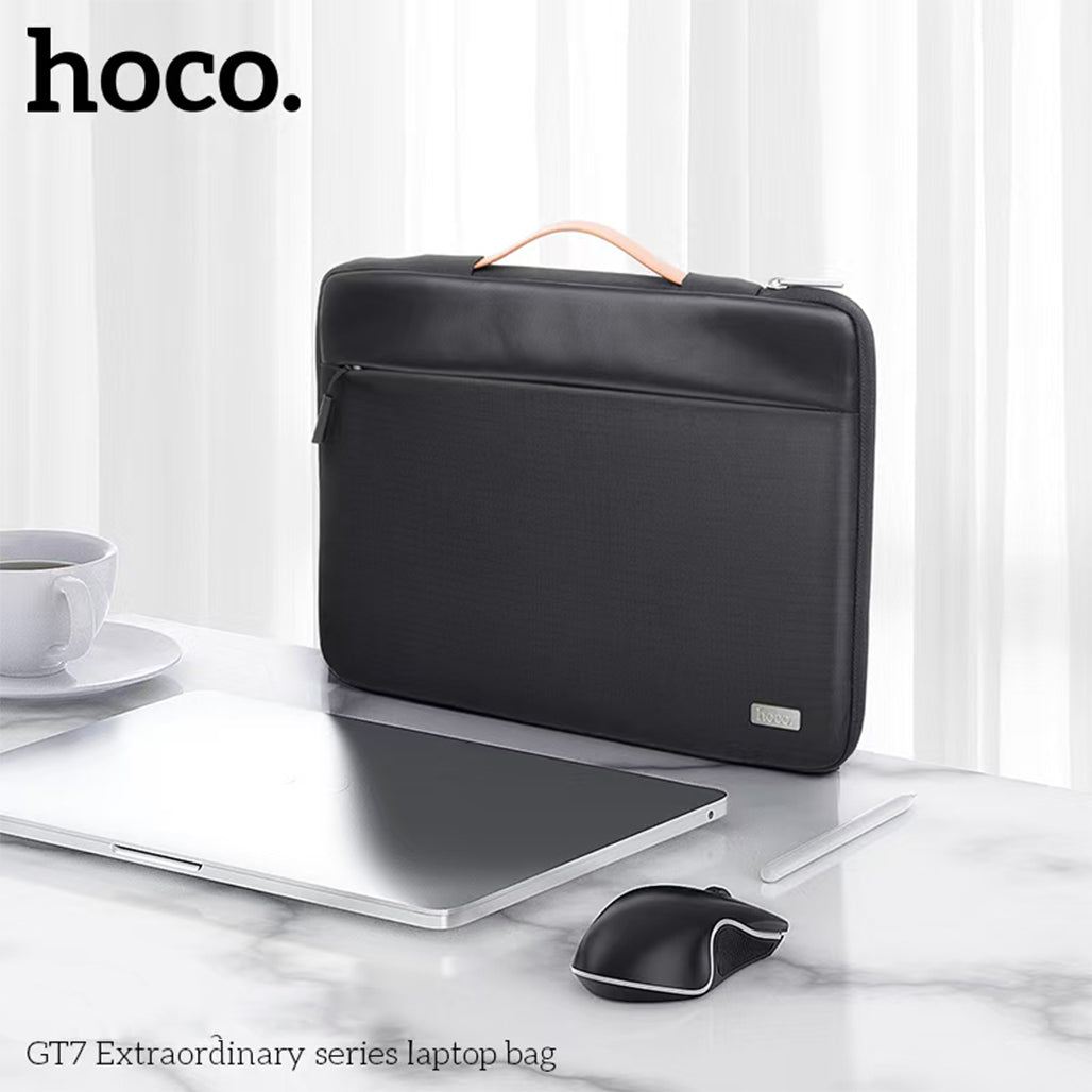 A Photo Of Hoco GT7 Laptop Bag with Handle – Black