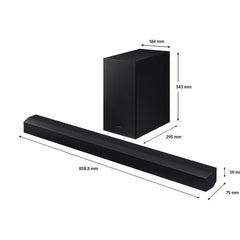 A Photo Of Samsung HW-C450 C-Series - 2.1 Channel Soundbar with Wireless Subwoofer