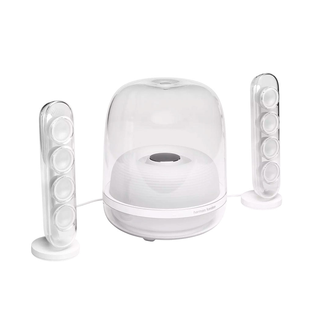 A Photo Of Harman Kardon SoundSticks 4 - Bluetooth Speaker System - White