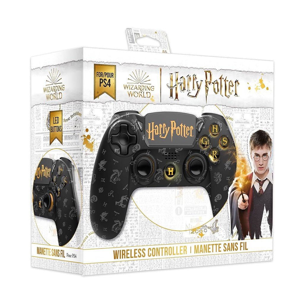 A Photo Of Harry Potter PS4 Wireless Controller - Black