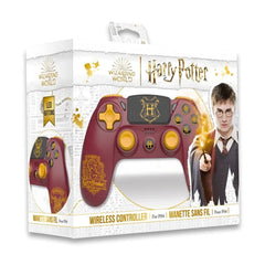 A Photo Of Harry Potter PS4 Wireless Controller - Gryffindor Edition