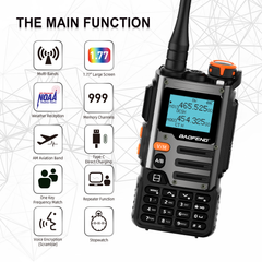 A Photo Of Baofeng UV-K68+ (BF107) - Dual Band VHF/UHF Analog Walkie Talkie 5W