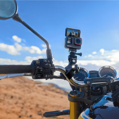 A Photo Of Insta360 Heavy Duty Clamp – Motorcycle Camera Handlebar Mount