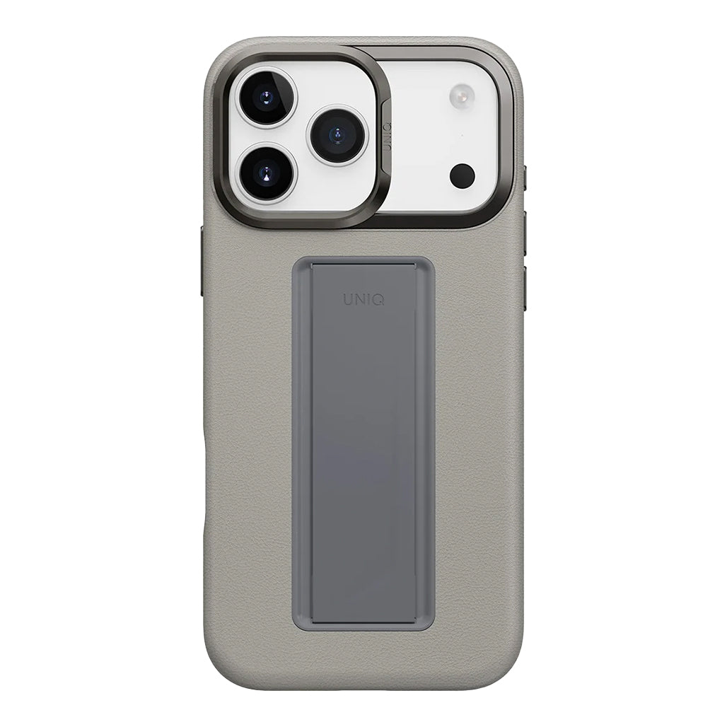 A Photo Of Uniq Heldro Pro for iPhone 17 Pro/ Pro Max – FlexGrip Leatherette Case