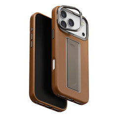 A Photo Of Uniq Heldro Pro for iPhone 17 Pro/ Pro Max – FlexGrip Leatherette Case