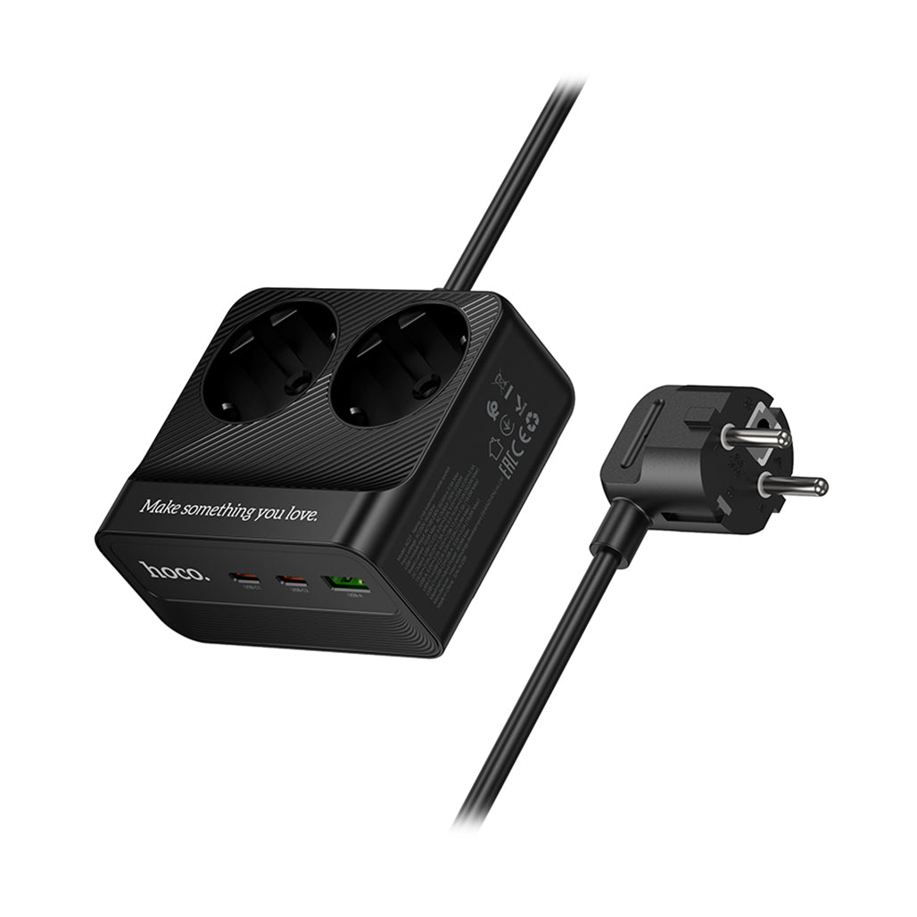 A Photo Of HOCO AC27 Power Strip 2m EU