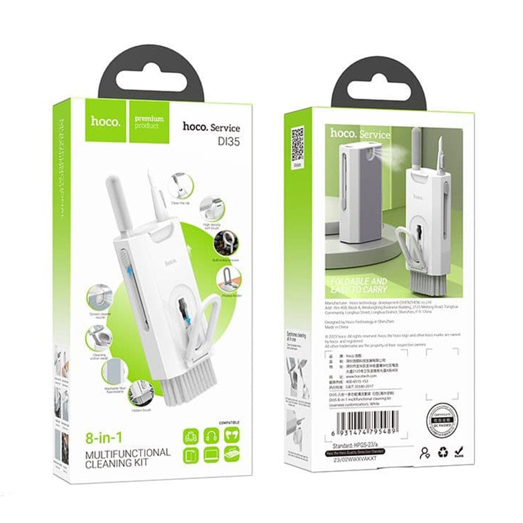 A Photo Of Hoco DI35 8-in-1 Multifunctional Cleaning Kit