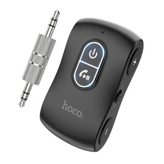 A Photo Of Hoco E73 Pro Journey AUX Bluetooth 5.0 Audio Receiver & Transmitter – Wireless Audio Adapter for Seamless Connectivity