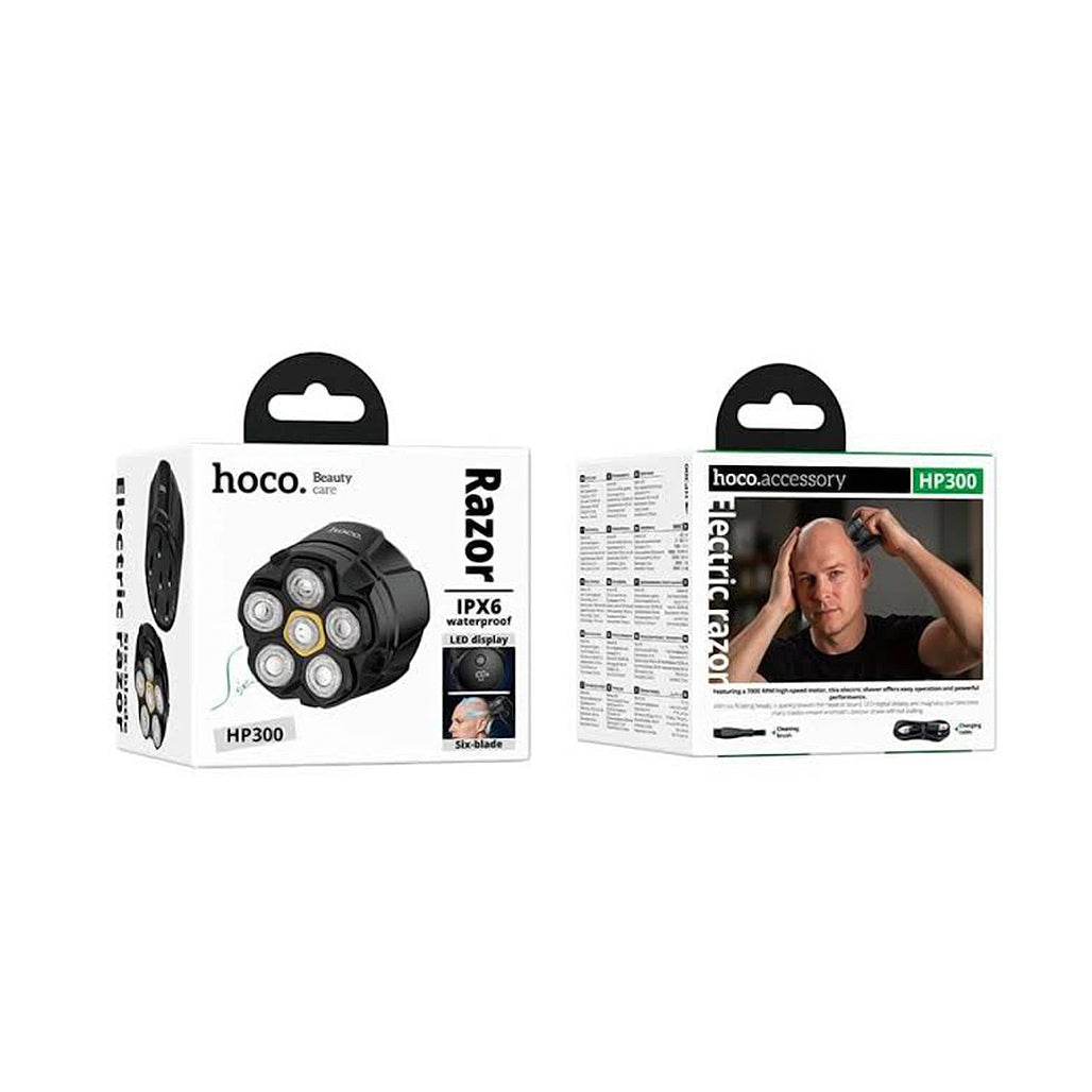 A Photo Of Hoco HP300 - Six Blade Electric Head Shaver