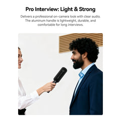 A Photo Of Hollyland Interview Adapter for Wireless Microphones (Handheld/Desktop)
