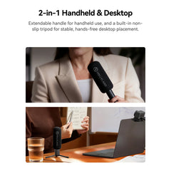 A Photo Of Hollyland Interview Adapter for Wireless Microphones (Handheld/Desktop)