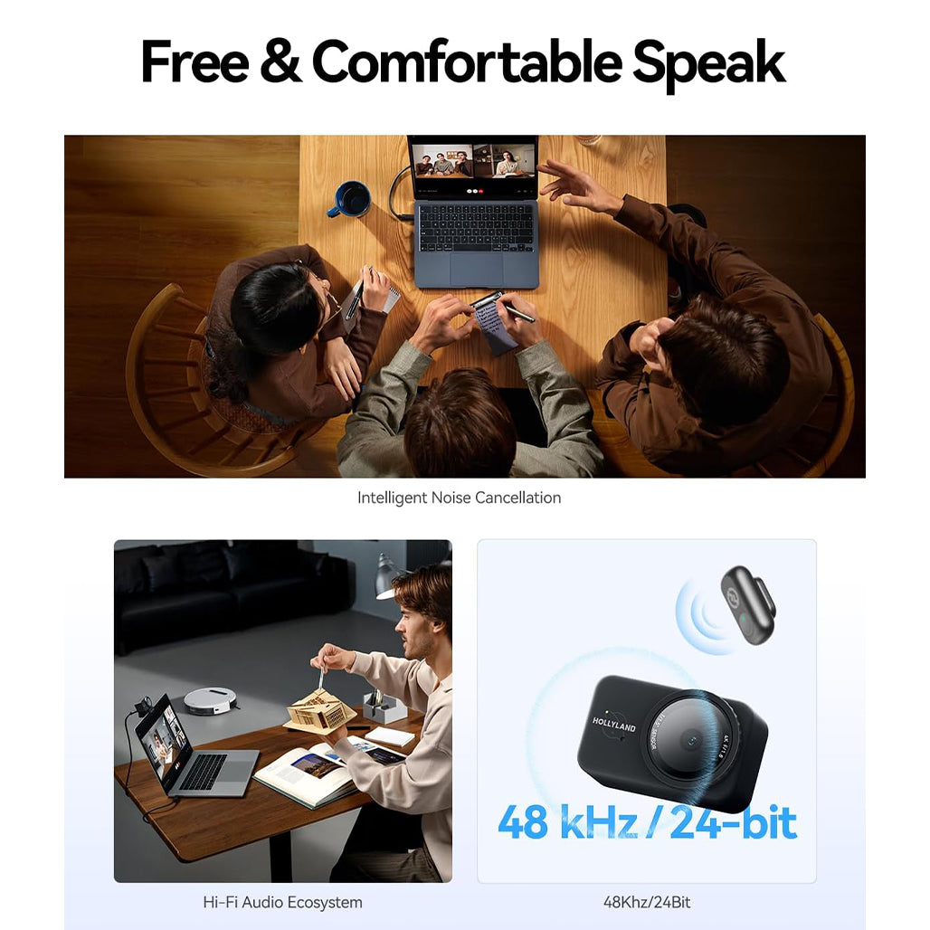 A Photo Of Hollyland Lyra Streaming Combo 4K AI Webcam