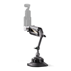 A Photo Of Tilta Hydra Alien Mini Car Mount – Lightweight Hydraulic Camera Mount for DJI, Insta360, and iPhone