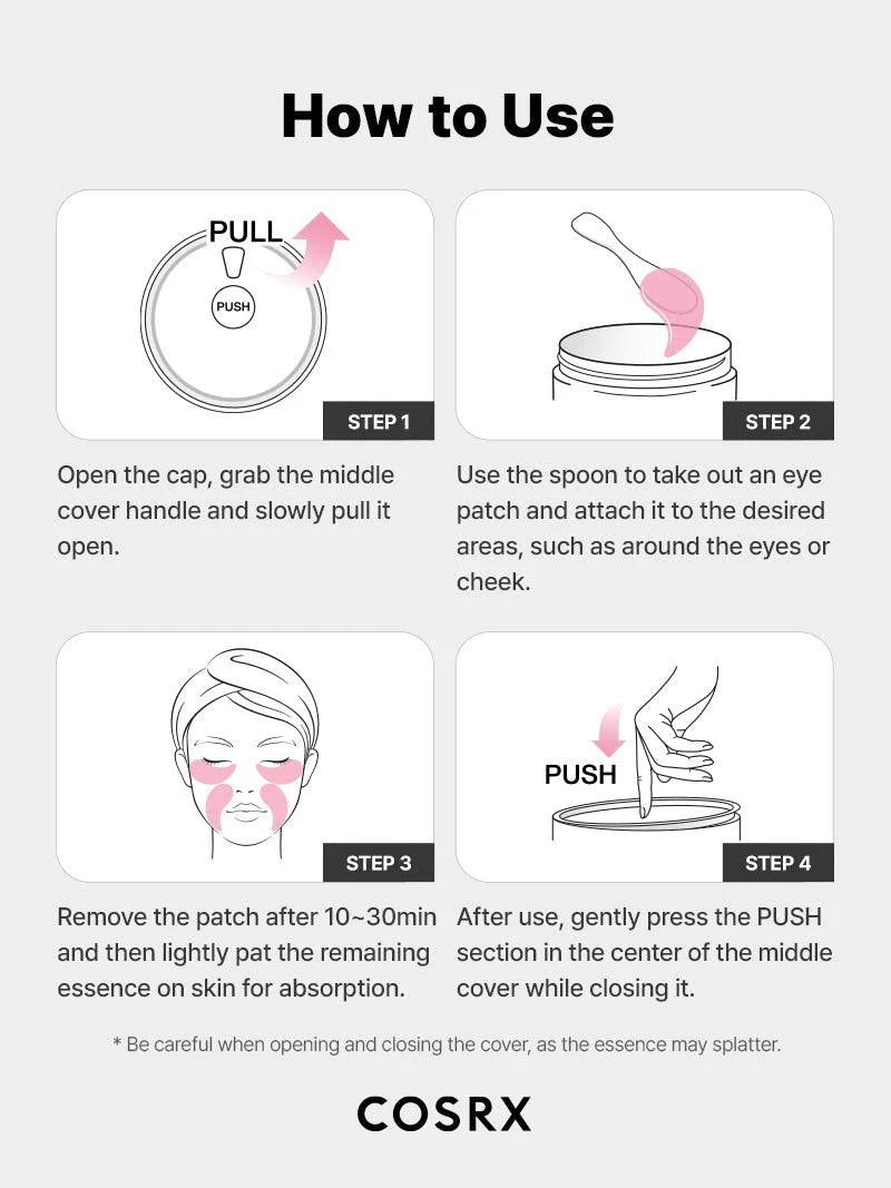 A Photo Of COSRX The Peptide Collagen Hydrogel Eye Patch - 60 Patches