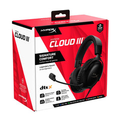 A Photo Of HyperX Cloud III Wired Gaming Headset - Black | 727A8AA
