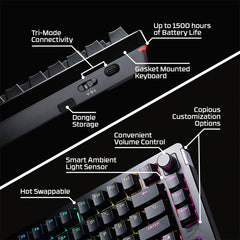 A Photo Of HyperX Alloy Rise 75 Wireless Gaming Keyboard
