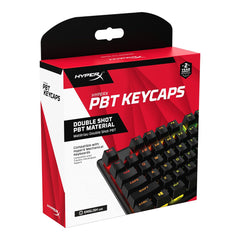 A Photo Of HyperX Full Key Set PBT Keycaps - Black | Durable and Shine-Through Design