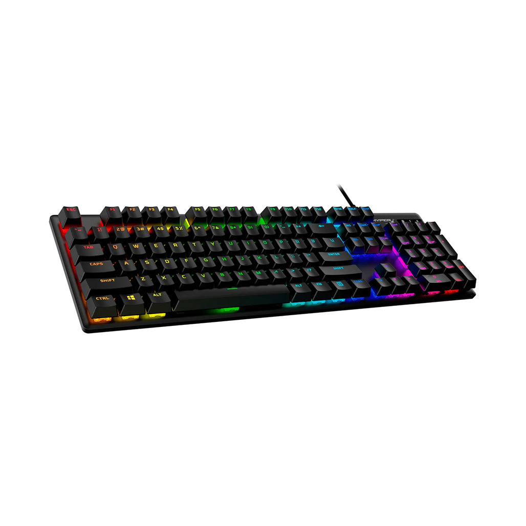 A Photo Of HyperX Full Key Set PBT Keycaps - Black | Durable and Shine-Through Design