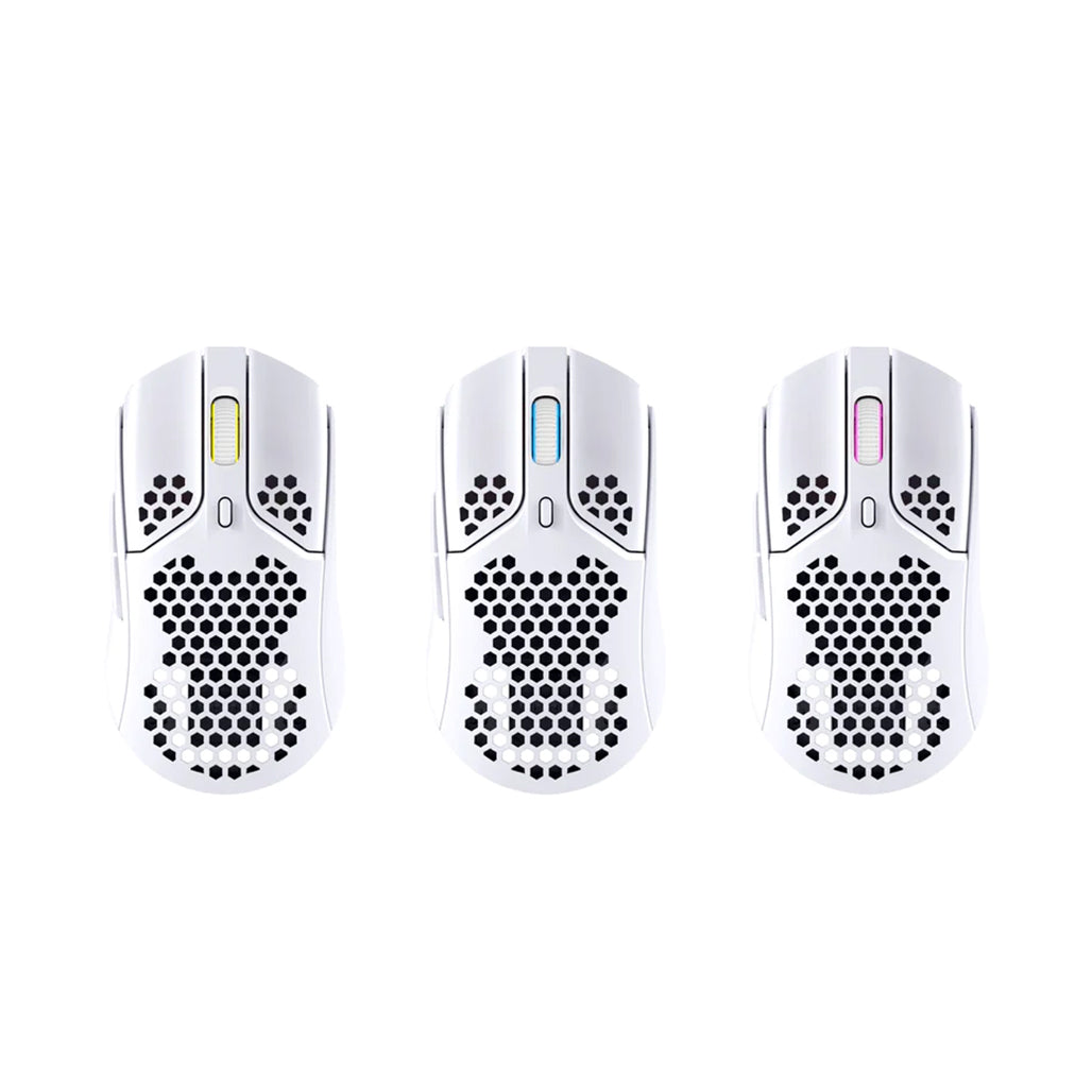 A Photo Of HyperX Pulsefire Haste Wireless Gaming Mouse - White | 4P5D8AA