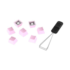 A Photo Of HyperX Rubber Keycaps - Gaming Accessory Kit - Pink