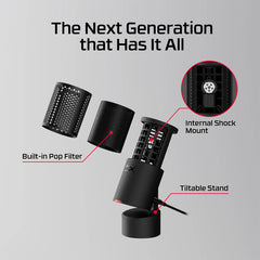 A Photo Of HyperX SoloCast 2 – USB Microphone