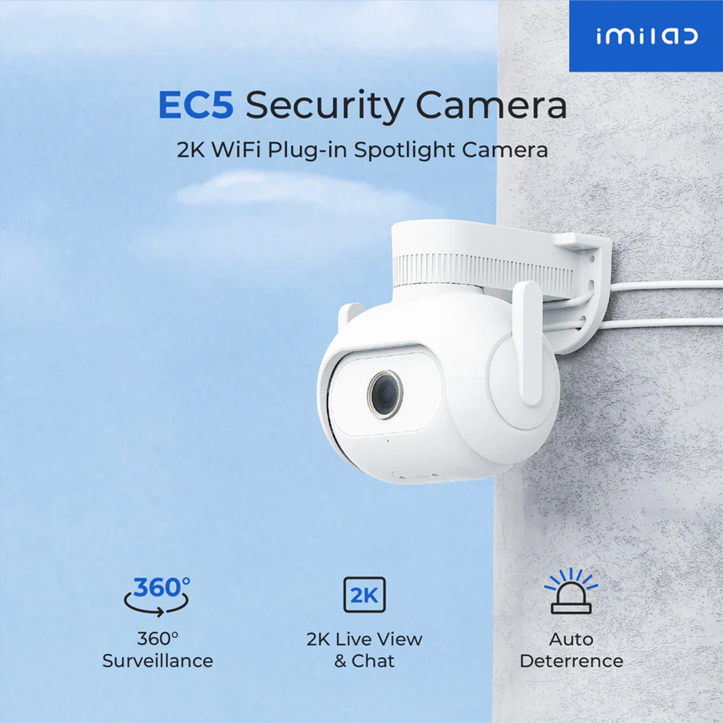 A Photo Of IMILAB EC5 2K WiFi Plug-in Spotlight Camera