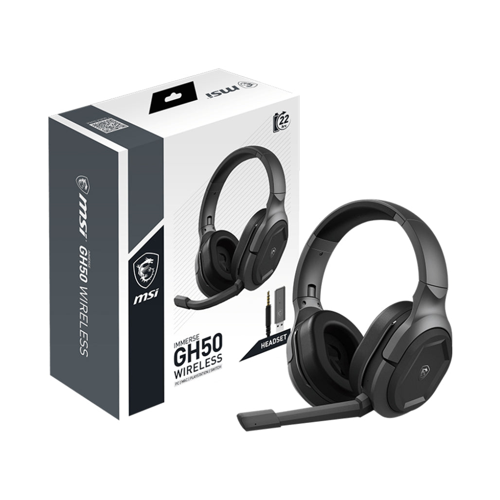 A Photo Of MSI Immerse GH50 Wireless Gaming Headset