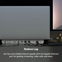 A Photo Of Belkin USB-C 11-in-1 Multiport Docking Station with 4K Video, Ethernet, and 100W PD Charging