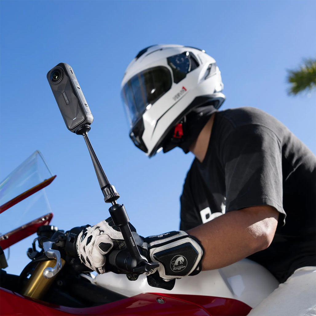 A Photo Of Insta360 Motorcycle Magic Arm Mount
