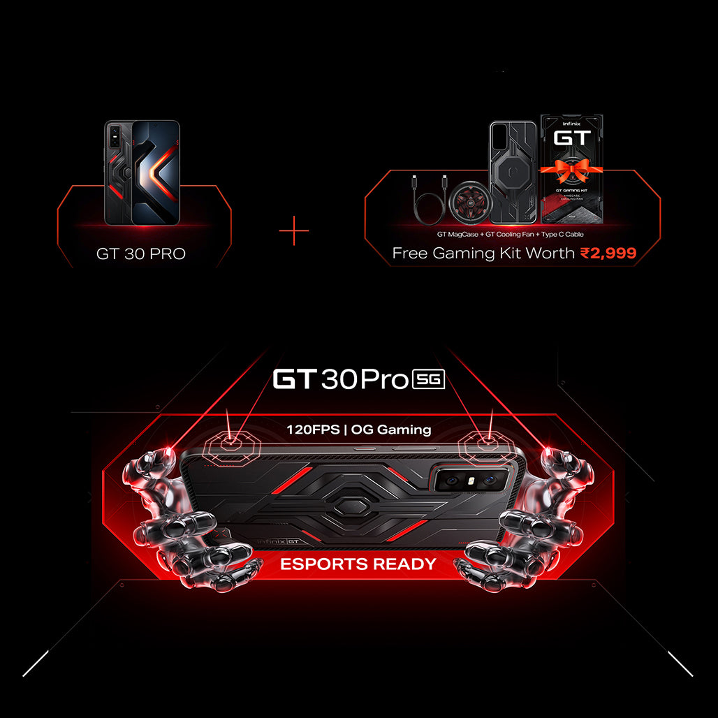 A Photo Of Infinix GT 30 Pro 5G Gaming Kit – 12GB RAM - 512GB Storage