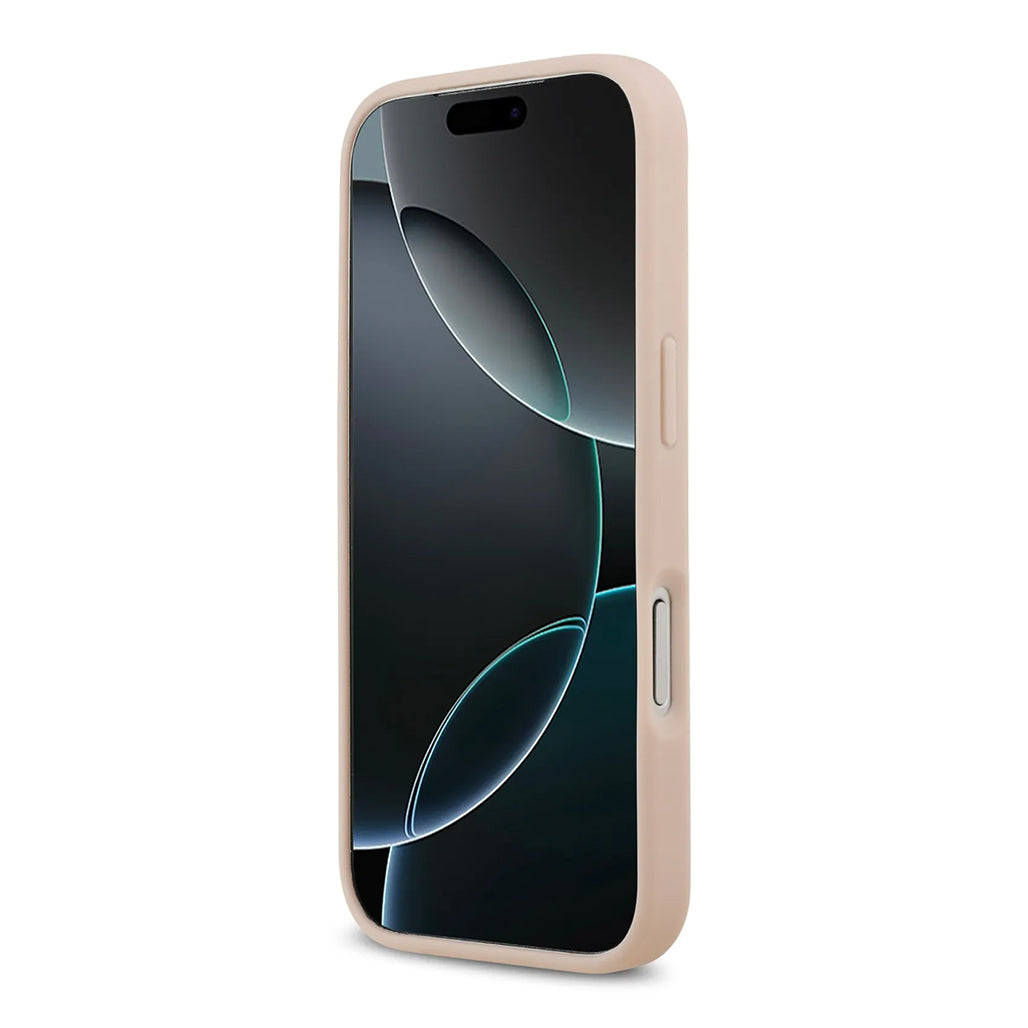 A Photo Of Karl Lagerfeld MagSafe PU Leather Case with Debossed Logo for iPhone 17 Pro Max